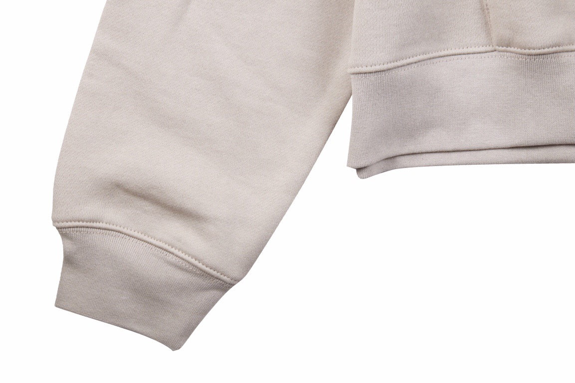 FEAR OF GOD ESSENTIALS '1977' HOODIE STONE GREY