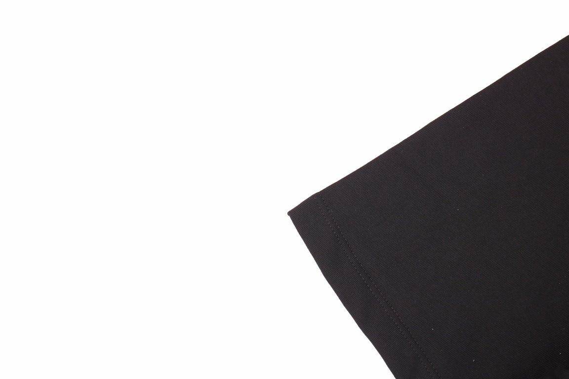 Camiseta Gucci con estampado de perro en negro