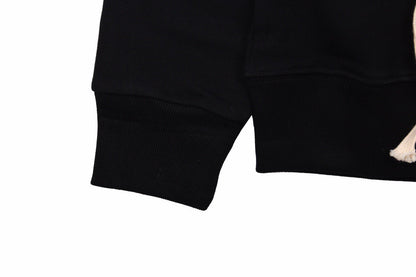 Sudadera negra Gucci con estampado de bailarinas