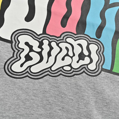 Camiseta Gucci con estampado de dibujos animados (Gris)