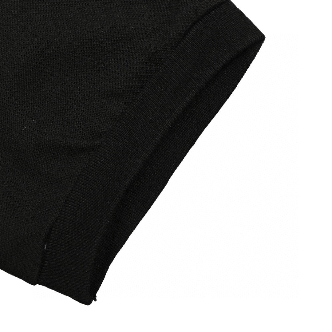 Polo à logo rayé Gucci (noir)