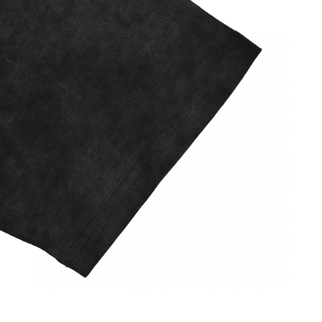 Camiseta Gucci con logo desgastado (negra)