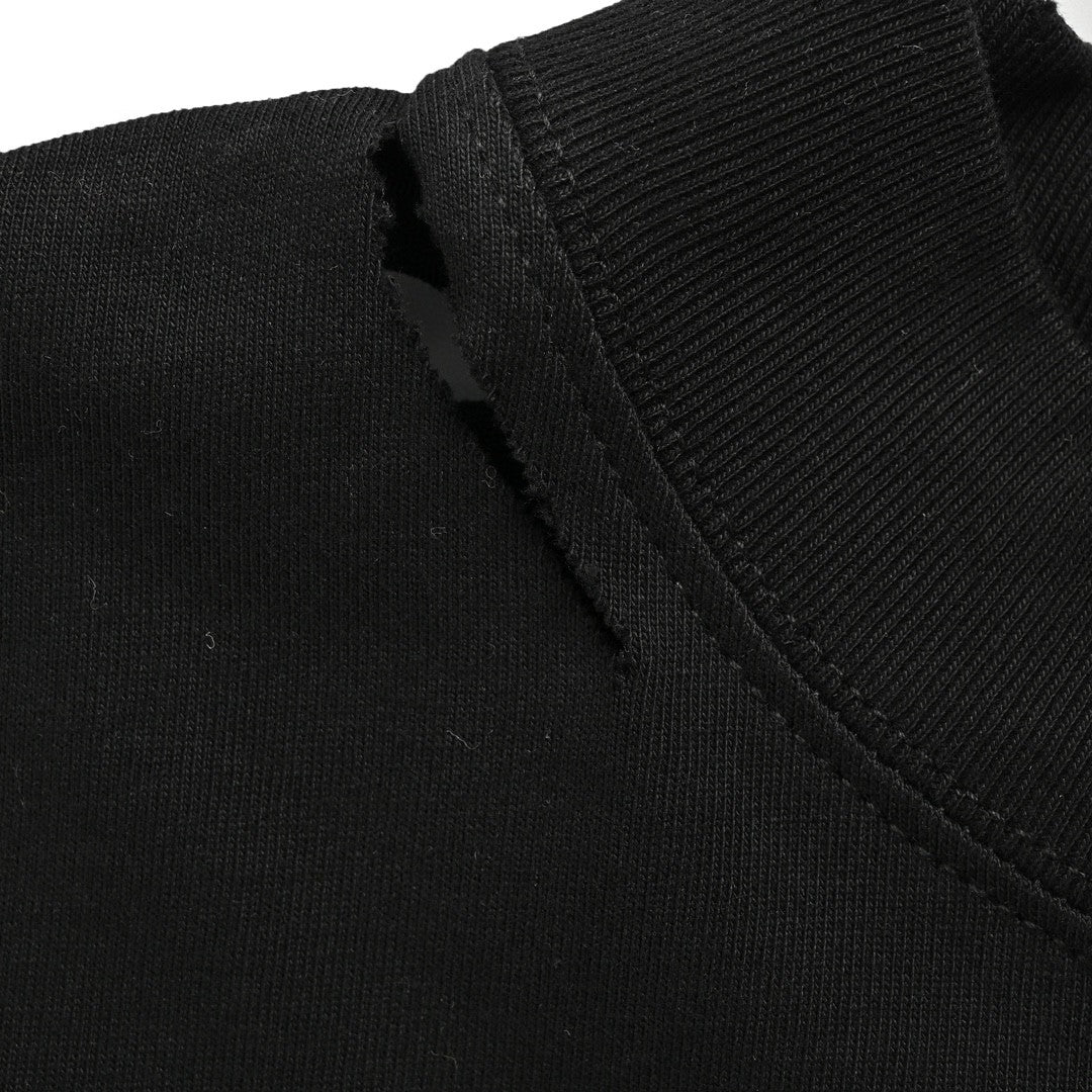 Camiseta negra Balenciaga Planeta Tierra