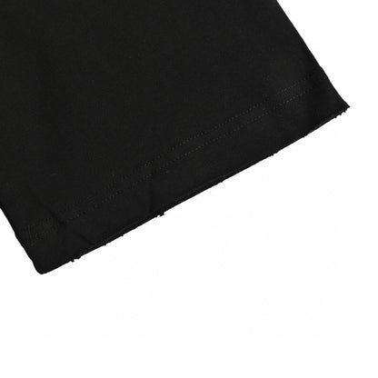 Camiseta Balenciaga con logo estampado ahumado (negra)