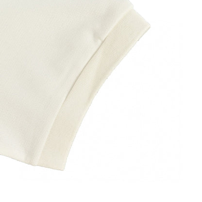 Polo Gucci con logo a rayas (Blanco)