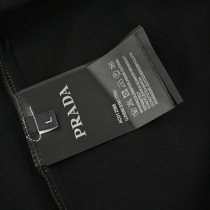 Prada T-shirt - With Bold Branding - Black Unisex Streetwear Limited Edition - <span>This Prada t-shirt features a sleek black base with bold 'PRADA MILANO' branding across the