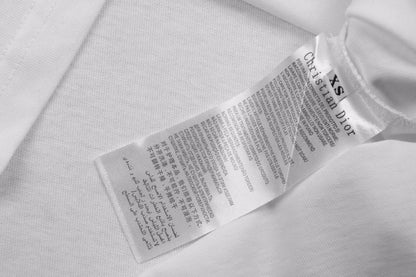 Camiseta Dior con logo marrón