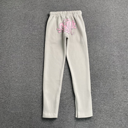 SYNA World Syna Logo Sweatpants Grey - Pink Unisex Streetwear Limited Edition