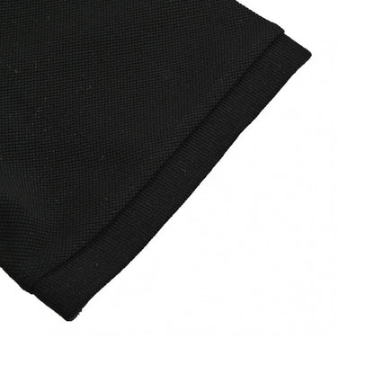 Gucci Flame Logo Polo Shirt - Black Unisex Streetwear Limited Edition - <span>This Gucci polo shirt features a sleek black design with distinctive elements. It includes a