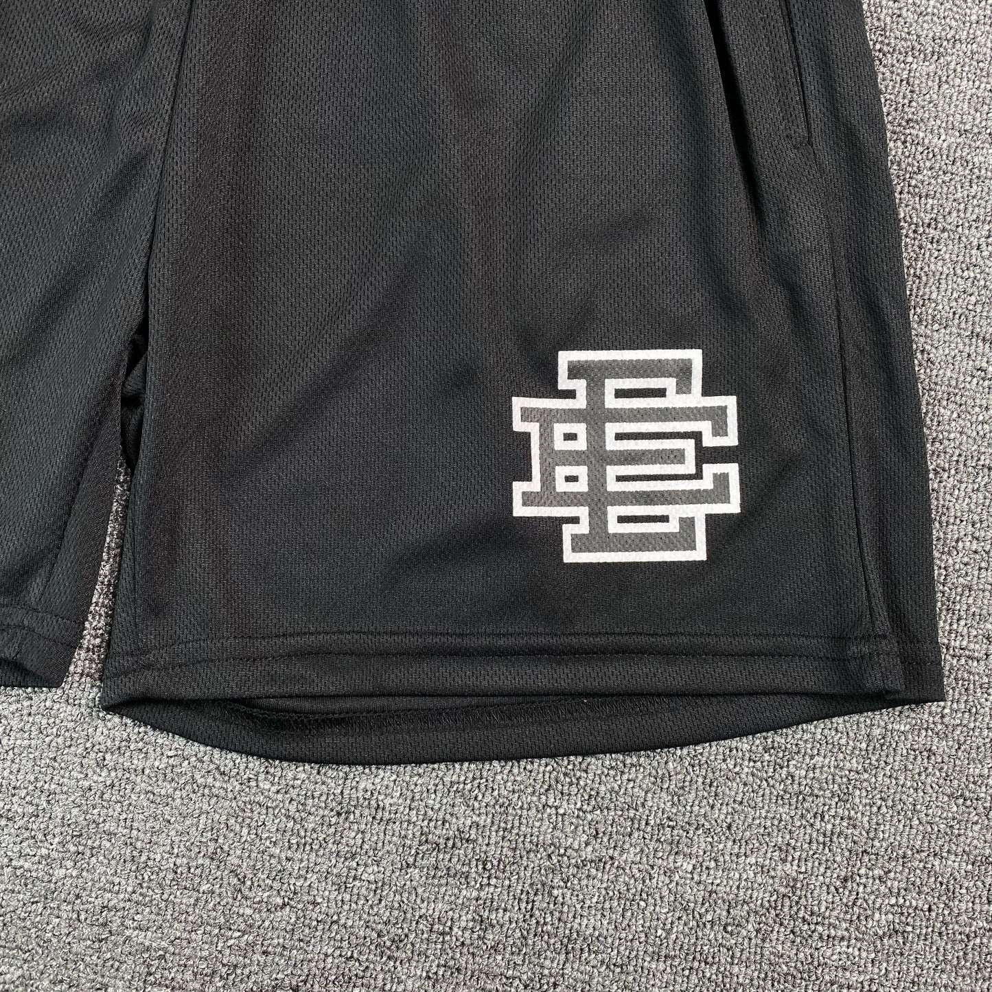ERIC Emanuel Ee Basic Shorts - Grey - Black Unisex Streetwear Limited Edition