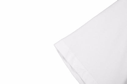 Balenciaga Supreme T-shirt (white) Unisex Streetwear Limited Edition - <span>White t-shirt featuring a small 'Supreme' logo with a wavy underline design on the front.