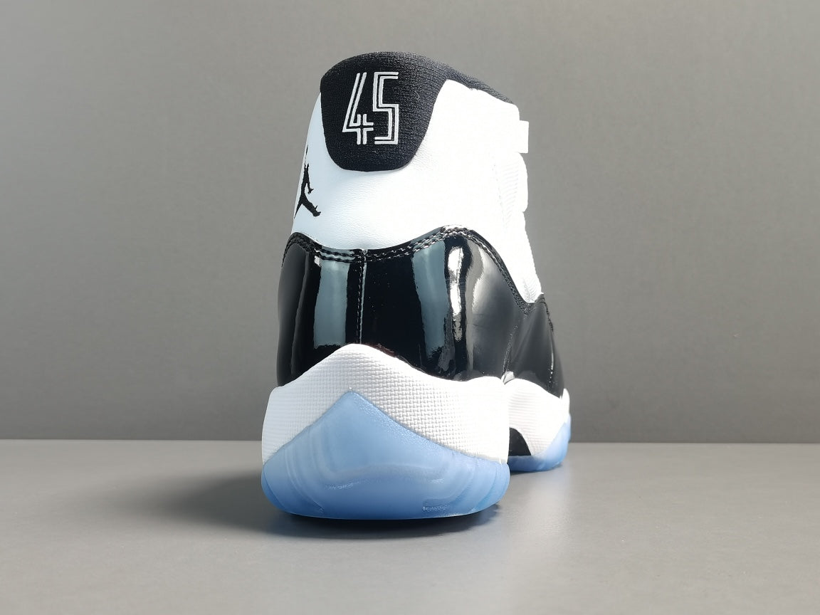 JORDAN 11 - Concord Sneakers - Black Unisex Streetwear Limited Edition