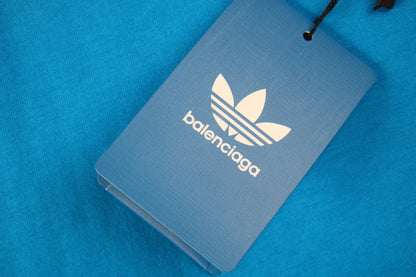 Balenciaga T-shirt with Adidas Collaboration - back view - replica sneakers