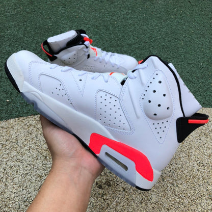 Jordan 6 Infrared Unisex Streetwear Limited Edition - The Air Jordan 6 'Infrared' is a classic and iconic sneaker that has remained a
