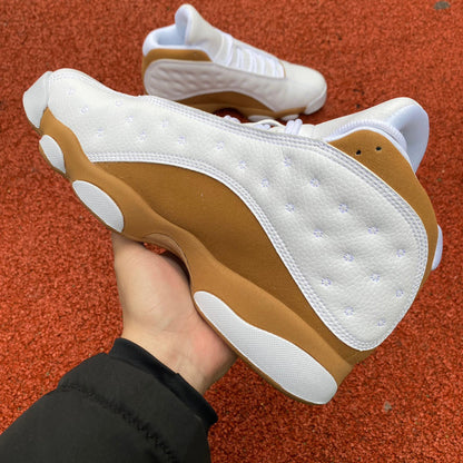 Jordan 13 wheat - White Unisex Streetwear Limited Edition - The Air Jordan 13 Retro presents an iconic silhouette updated with a modern colorway, featuring
