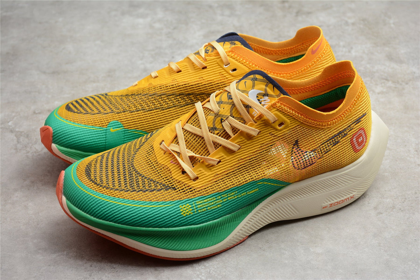 Zoom - Vaporfly Ne - T% 2 Yellow And - Green Unisex Streetwear Limited Edition - ### Nike ZoomX Vaporfly NEXT% 2 The Nike ZoomX Vaporfly NEXT% 2 is engineered for