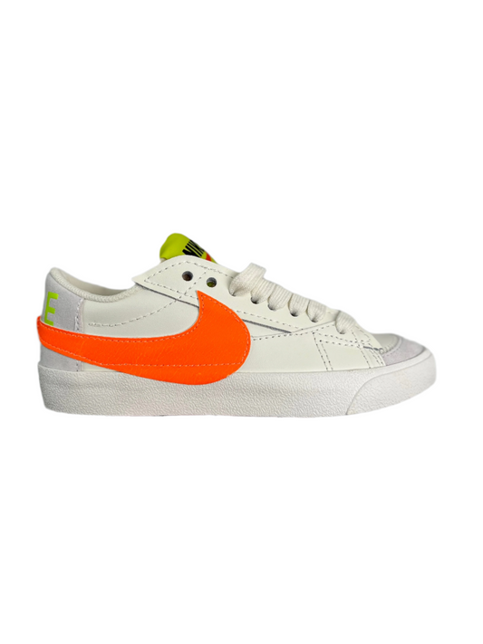Nike Blazer Low'1977 Jumbo - White Unisex Streetwear Limited Edition - The Nike Blazer Low '1977 Jumbo Citrus brings a vibrant twist to a retro classic