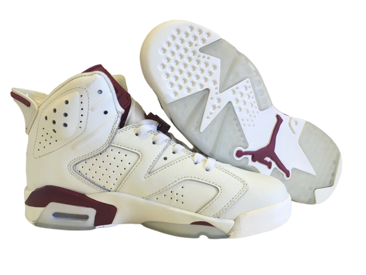 Jordan 6 'maroon' - White Unisex Streetwear Limited Edition - **Air Jordan 6 'Maroon'** Step up your sneaker game with the iconic Air Jordan 6