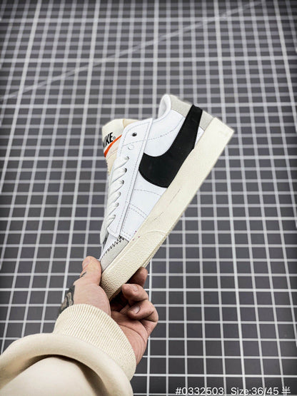 Nike Blazer Low'1977 Vintage - White Unisex Streetwear Limited Edition - The Nike Blazer Low '1977 Vintage 'Off-White' delivers a refined take on the classic Blazer