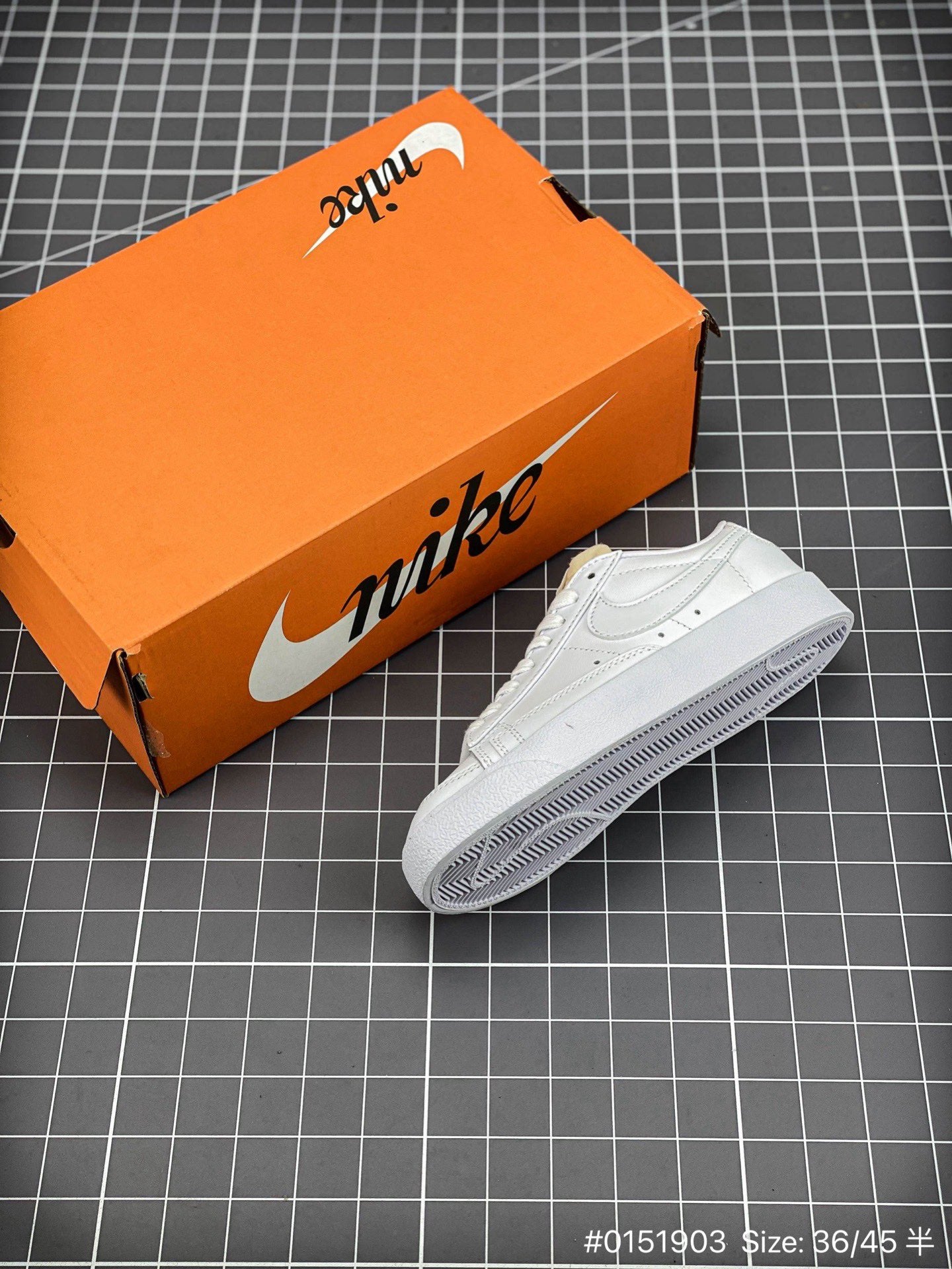 Nike Blazer Low1977 - White Unisex Streetwear Limited Edition - The Nike Blazer Low '1977 Synthetic Leather White offers a clean and modern take on