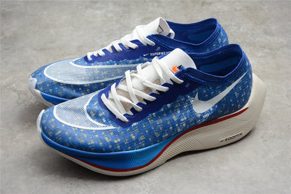 Zoom - Vaporfly Ne - T% 2 Blue And - White Unisex Streetwear Limited Edition - ### Nike ZoomX Vaporfly NEXT% 2 Unleash your full potential with the Nike ZoomX Vaporfly