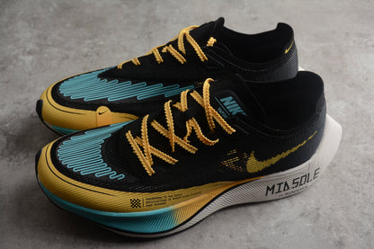 Zoom - Vaporfly Ne - T% 2 Black,turquoise And Yellow Unisex Streetwear Limited Edition - Introducing the Nike Air Zoom Alphafly NEXT% 2, a revolutionary running shoe designed for those