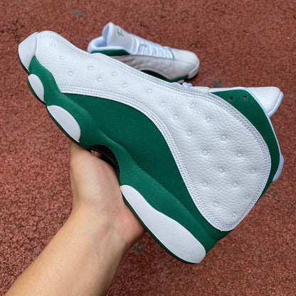 Jordan 13 Retro 'lucky Green' Unisex Streetwear Limited Edition - The Air Jordan 13 Retro 'Lucky Green' offers a fresh and vibrant take on a