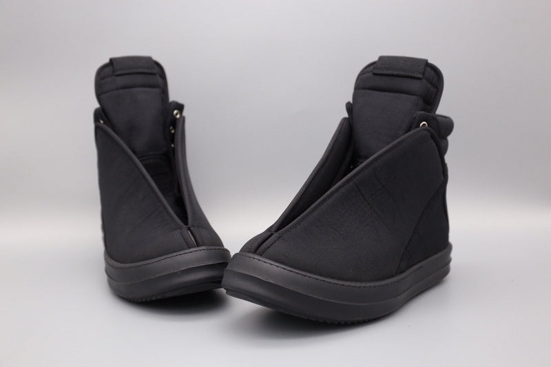 Rick Owens Black High-Top Wrap Sneakers - insole - replica sneakers