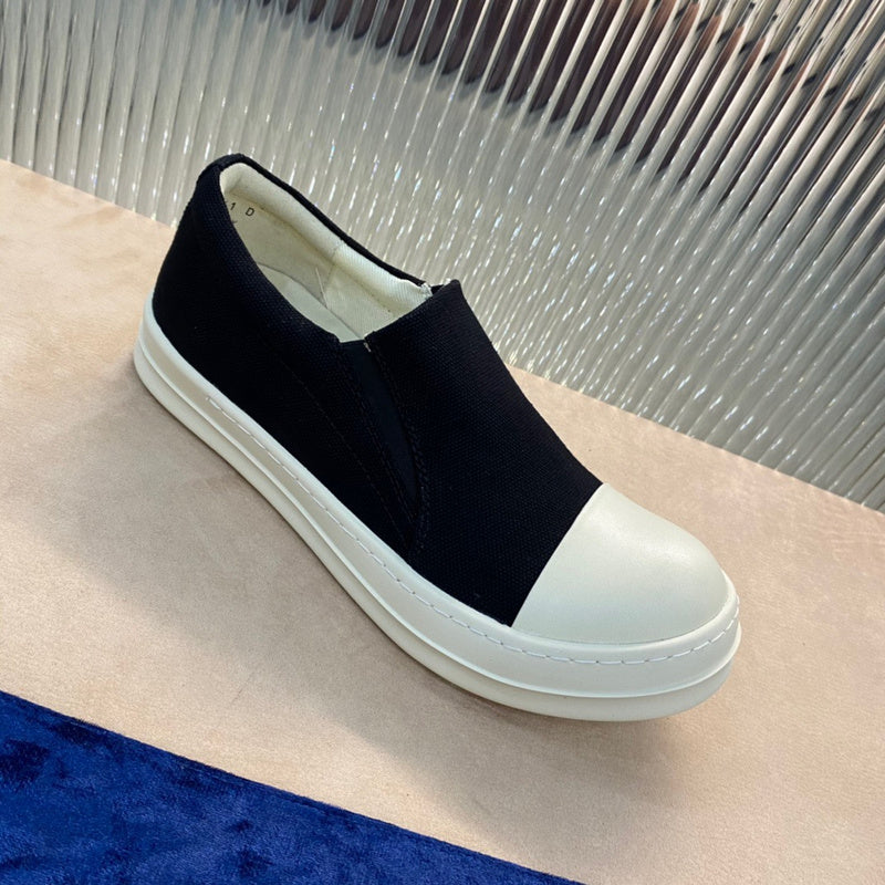 Slip-On Canvas Sneakers - Black Unisex Streetwear Limited Edition - **Slip-On Canvas Sneakers** Introducing a perfect blend of comfort and style, these slip-on canvas sneakers