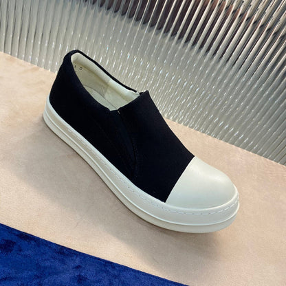 Slip-On Canvas Sneakers - Black Unisex Streetwear Limited Edition - **Slip-On Canvas Sneakers** Introducing a perfect blend of comfort and style, these slip-on canvas sneakers