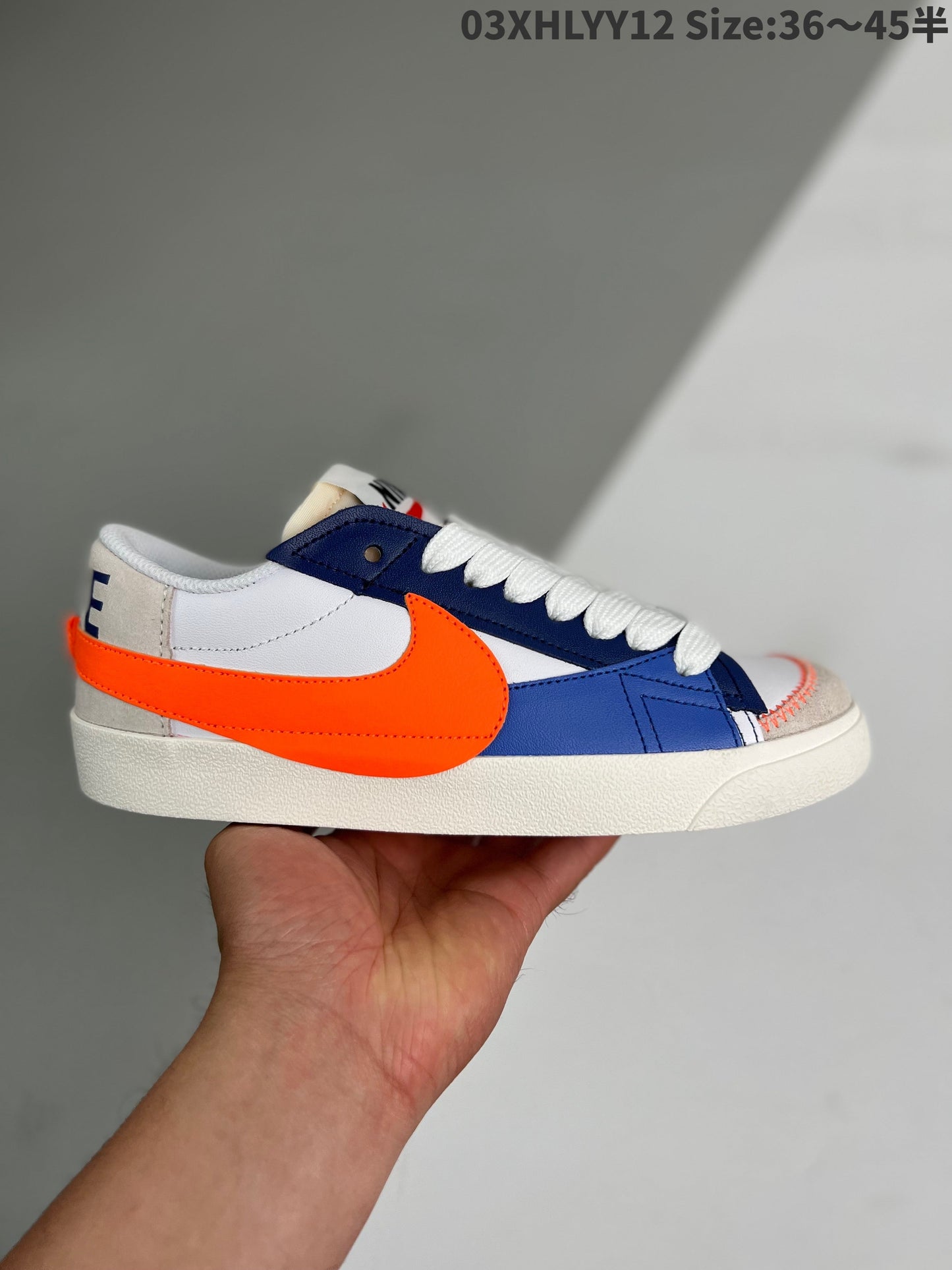 Nike Blazer Low'1977 Jumbo Unisex Streetwear Limited Edition - The Nike Blazer Low '1977 Jumbo reimagines the classic silhouette with bold, oversized design elements