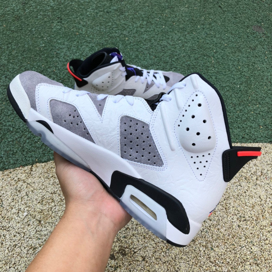 Jordan 6 'quai 54' - White Unisex Streetwear Limited Edition - The Air Jordan 6 'Quai 54' is a unique and highly sought-after sneaker that celebrates