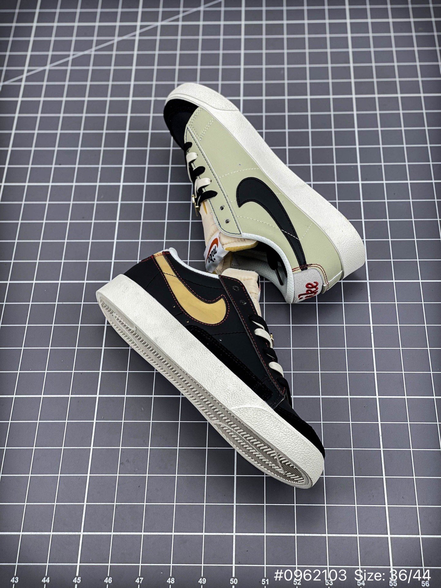 Nike Blazer Low'1977 Prm swoosh 50th Anniversary - Black Unisex Streetwear Limited Edition - The Nike Blazer Low '1977 PRM 'Swoosh 50th Anniversary' celebrates a half-century of the iconic