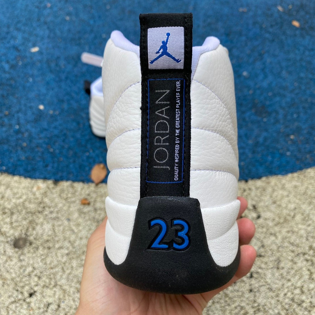 Jordan 12 Retro 'game Royal' Sneakers - Black Unisex Streetwear Limited Edition - **Product Description: Air Jordan 12 Retro 'Game Royal'** The Air Jordan 12 Retro 'Game Royal'