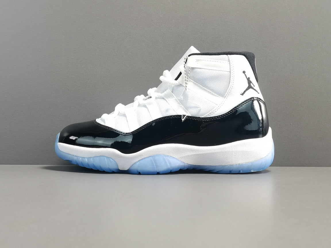 JORDAN 11 - Concord Sneakers - Black Unisex Streetwear Limited Edition