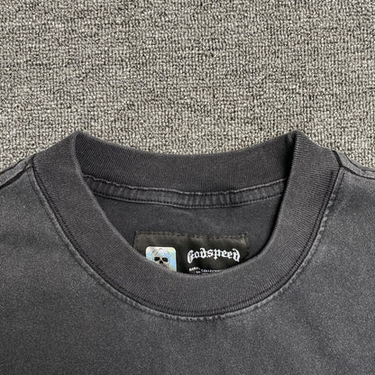 GODSPEED Artificial Love T-shirt Washed - Black Unisex Streetwear Limited Edition