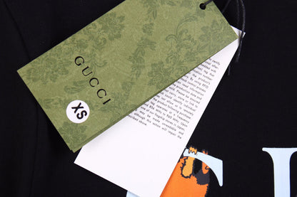 Gucci Mushroom Cluster T-shirt (black) Unisex Streetwear Limited Edition - <p dir='ltr'><span>This Gucci t-shirt features a playful mushroom cluster graphic design. The black shirt