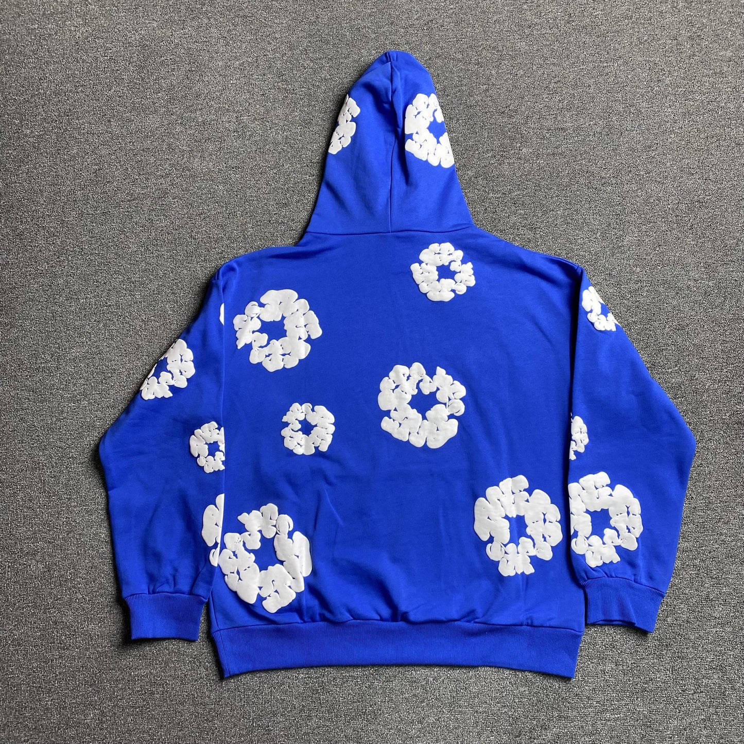 DENIM Tears Cotton Wreath Hoodie Deep - Blue Unisex Streetwear Limited Edition