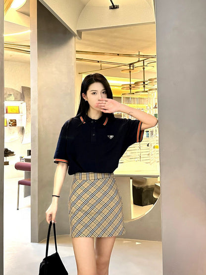 Prada Logo Patch Polo Shirt - box - replica sneakers