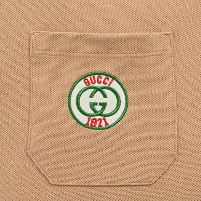 Gucci Stripe Sleeve Polo Shirt - White Unisex Streetwear Limited Edition - <span>This Gucci polo shirt features a sophisticated beige color with signature green and red stripes