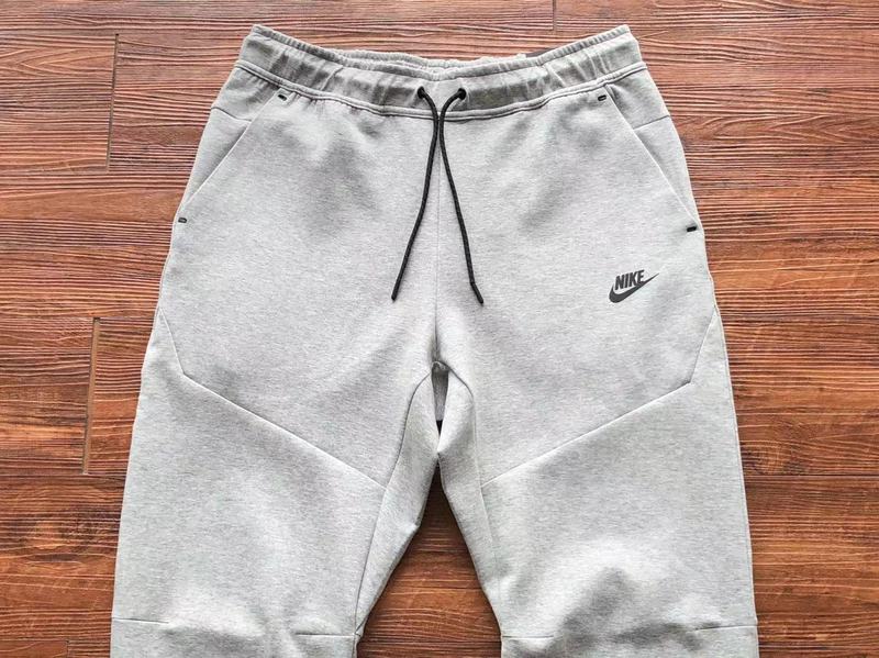 NIKE Tech Fleece Pants - - Grey Unisex Streetwear Limited Edition - The NIKE TECH FLEECE PANTS GREY - REPLICA deliver the perfect combination of modern athletic