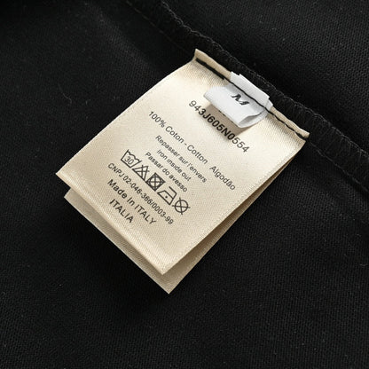 Camiseta Dior con estampado de estrella, negra
