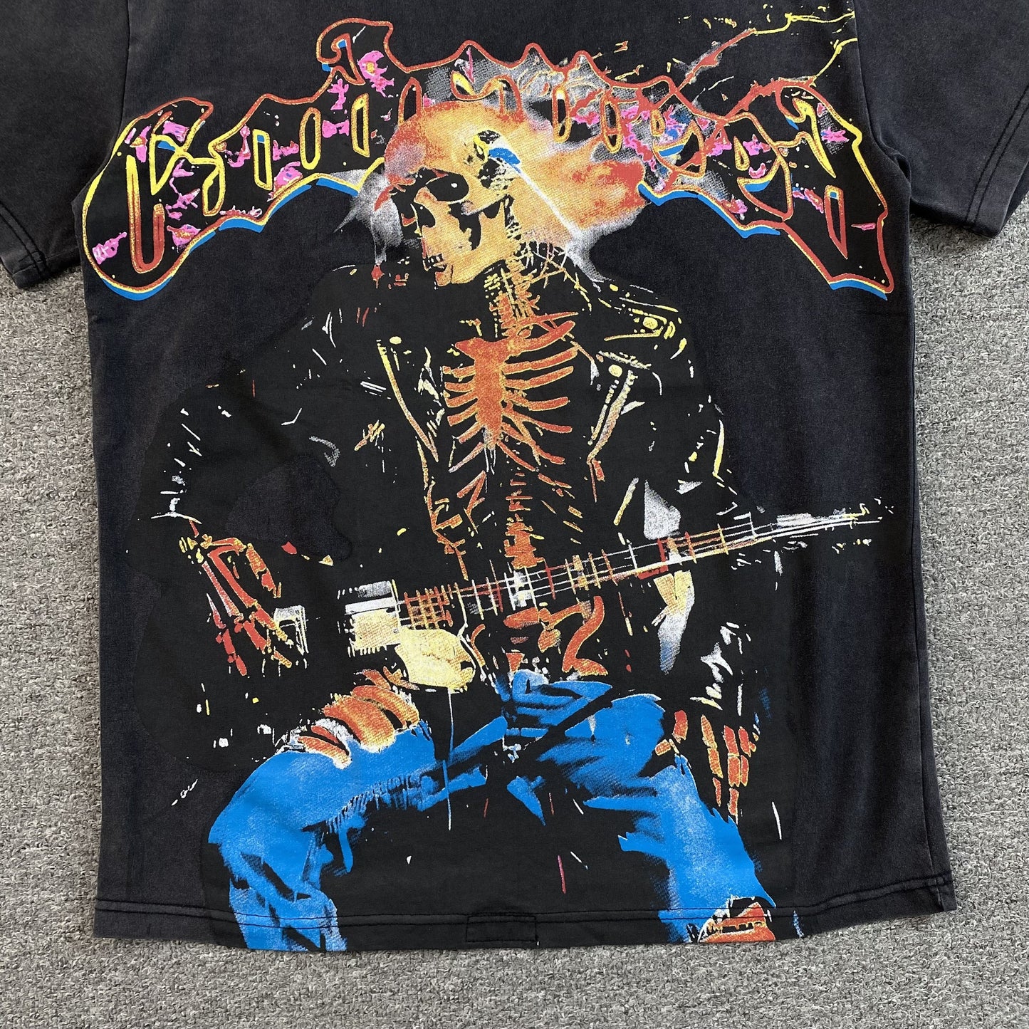 GODSPEED Rock Dreams T-shirt Washed - Black Unisex Streetwear Limited Edition