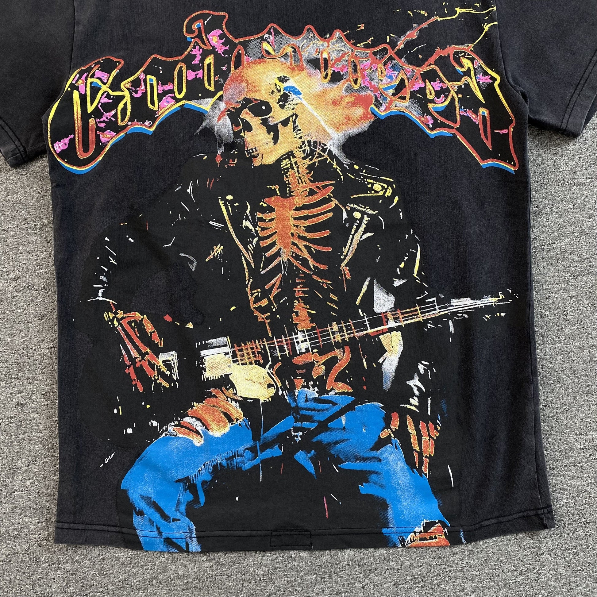 GODSPEED Rock Dreams T-shirt Washed - Black Unisex Streetwear Limited Edition