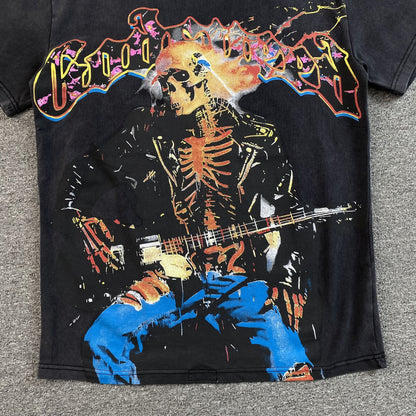 GODSPEED Rock Dreams T-shirt Washed - Black Unisex Streetwear Limited Edition