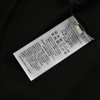 Camiseta negra de Gucci con dibujo de dragón