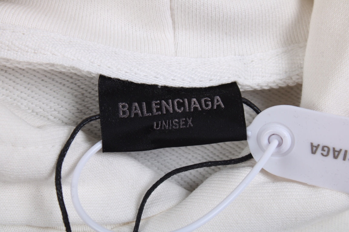 Sudadera blanca Balenciaga