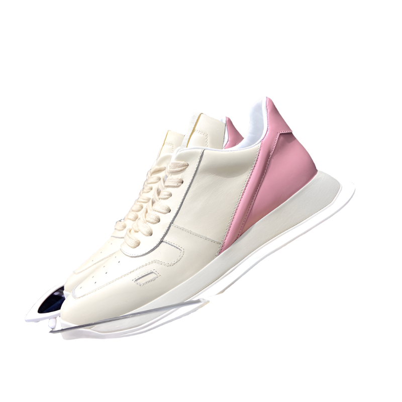 Rick Owens Cream And Low-top Sneakers - Pink Unisex Streetwear Limited Edition - **Rick Owens Cream and Pink Low-Top Sneakers: A Chic Fusion of Elegance and Sporty Style**
