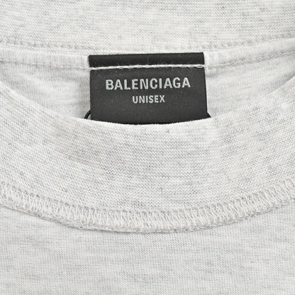 Camiseta con logo reflectante de Balenciaga