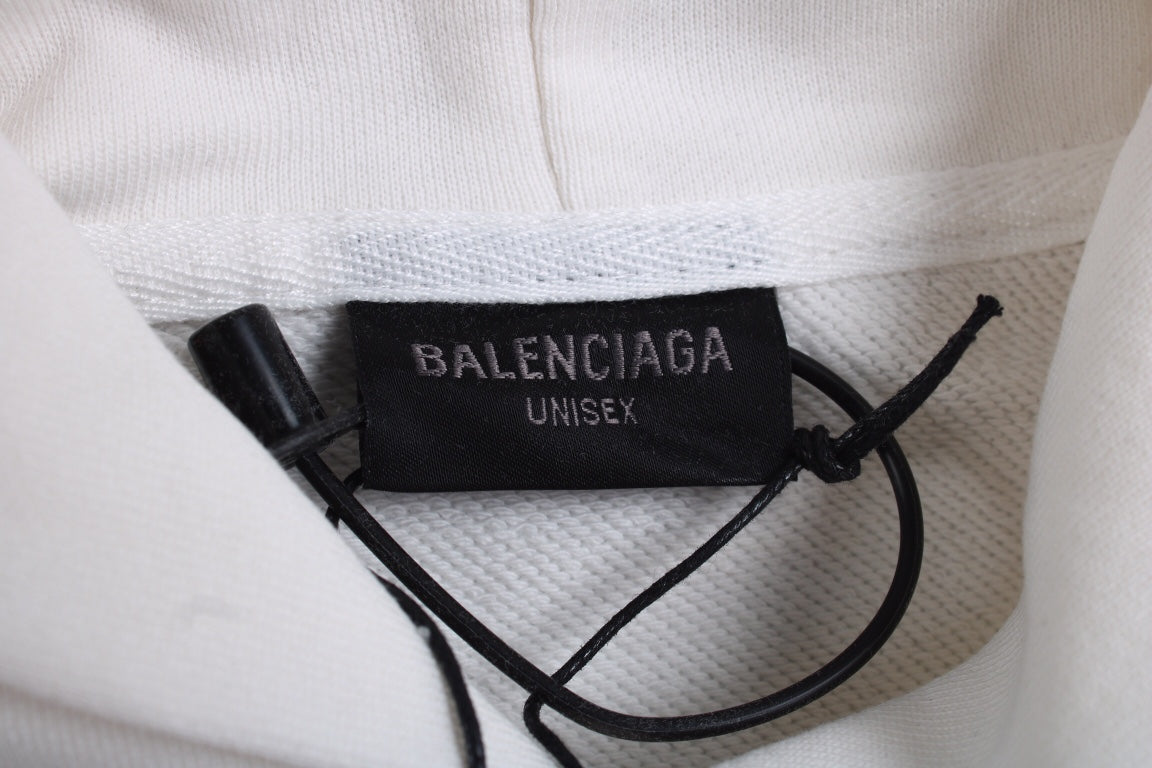 Sudadera blanca Balenciaga